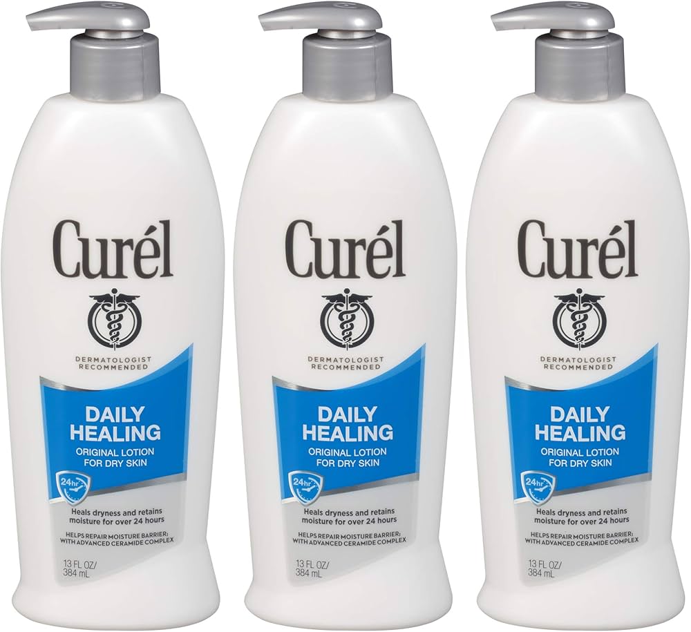 Amazon.com : Curel Daily Healing Original Lotion For Dry Skin, 13