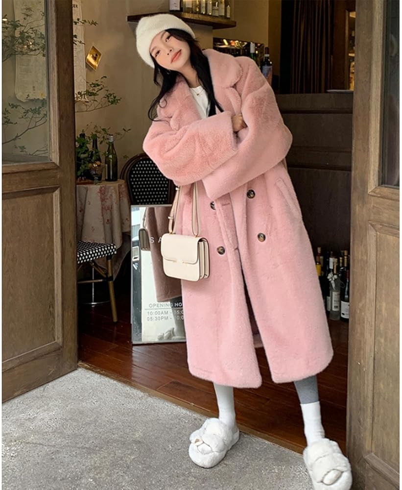 Amazon | [DAUZ] エコミンクコート，ふわふわ ファーコート