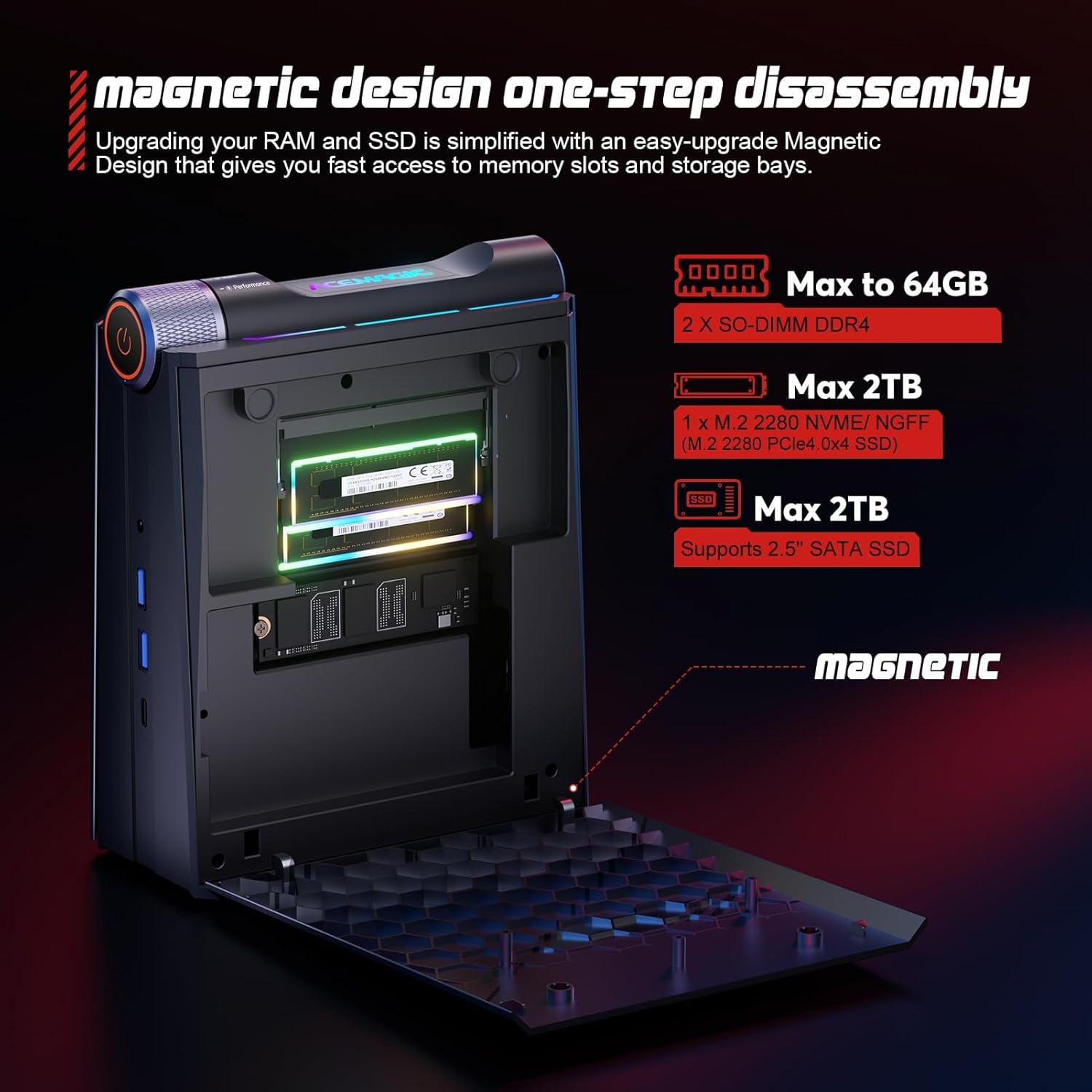 ACEMAGIC AD08 ミニゲーミング PC ユーザーマニュアル