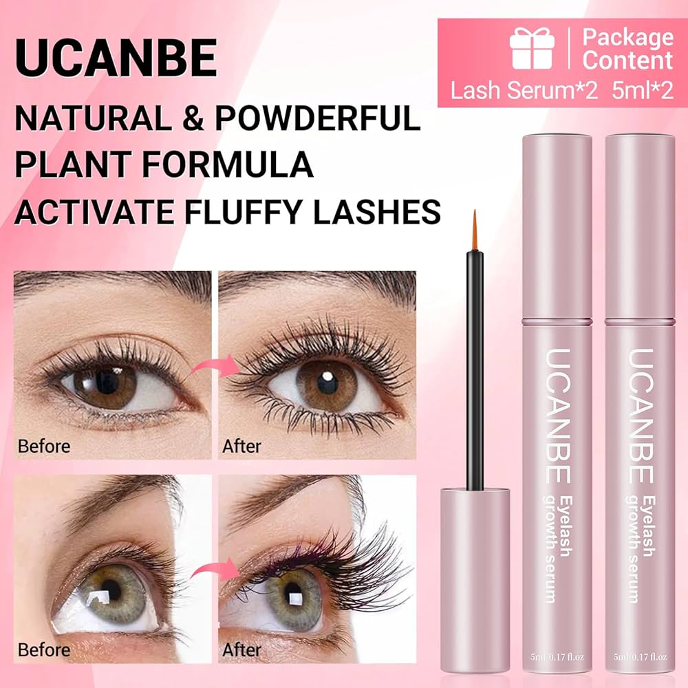 Amazon.com: Lash Serum for Eyelash & Eyebrow Growth(10ml/2Pack