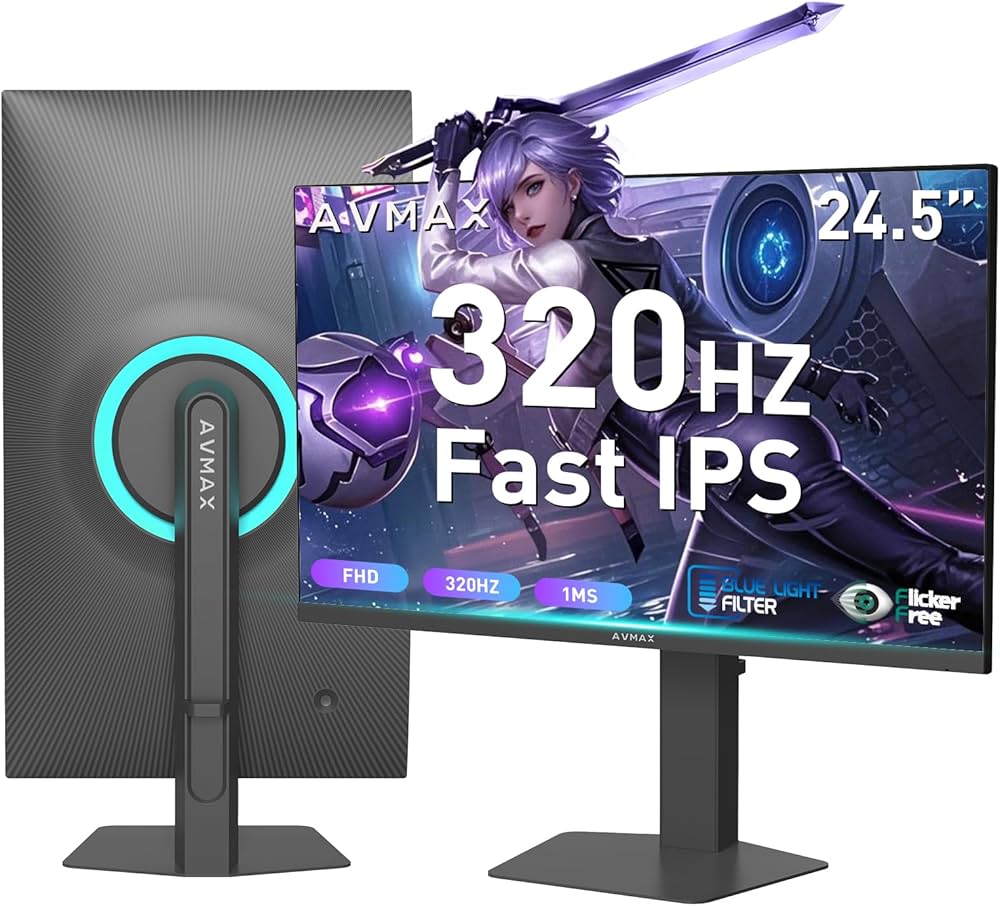 Amazon.co.jp: AVMAX24.5インチゲーミングモニター300Hz／320Hz（OVER
