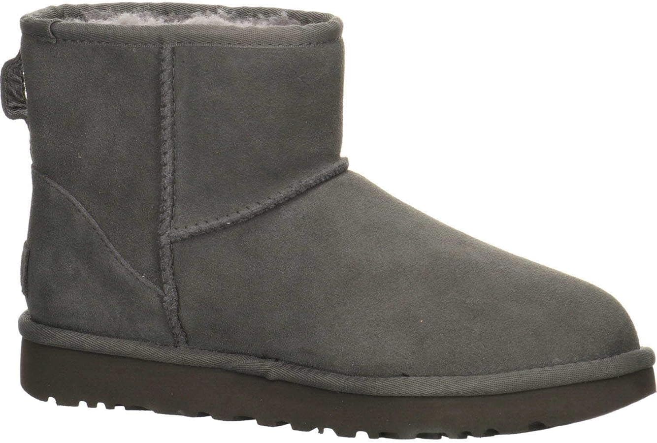 Amazon.com | UGG Women's Classic Mini Rubber Logo Fashion Boot