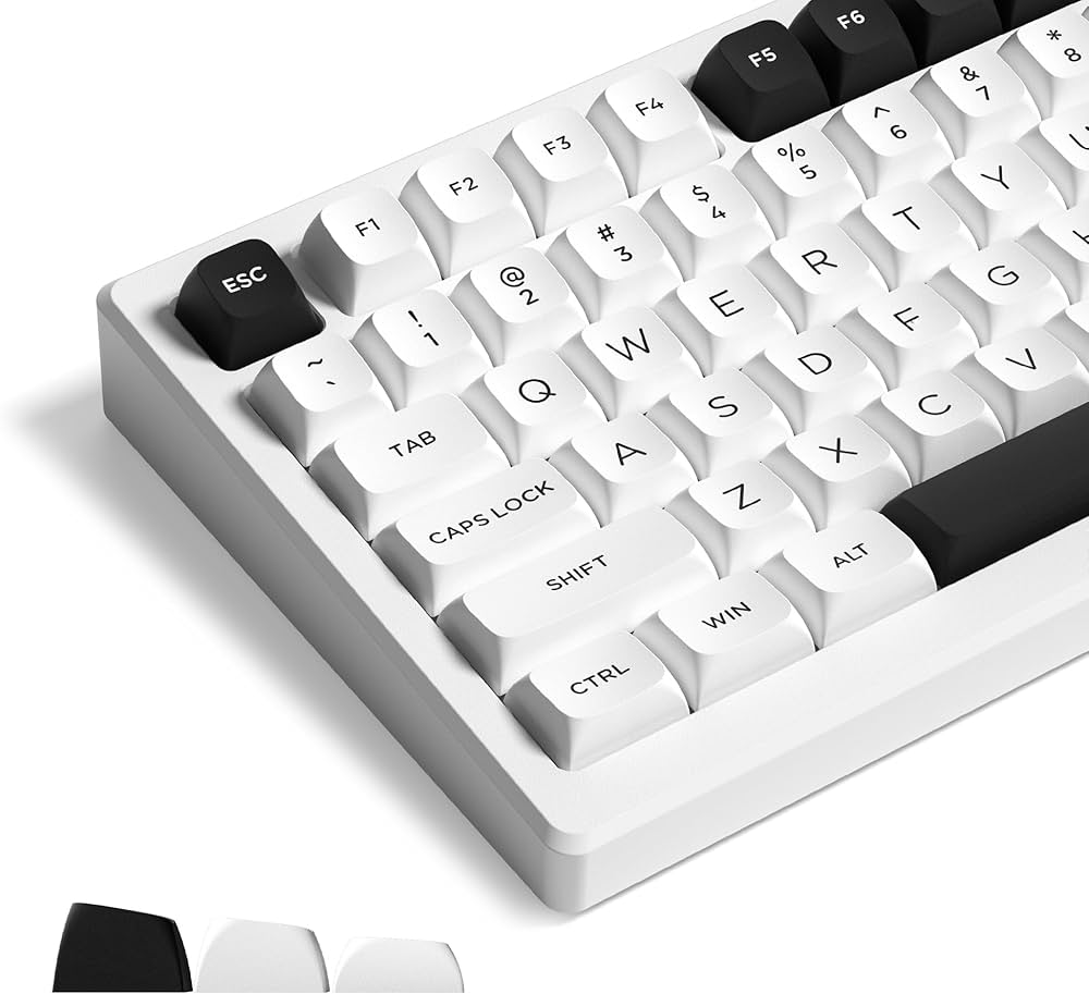 Amazon | 187キー キーキャップ XVX ダブルショット PBT キーキャップ