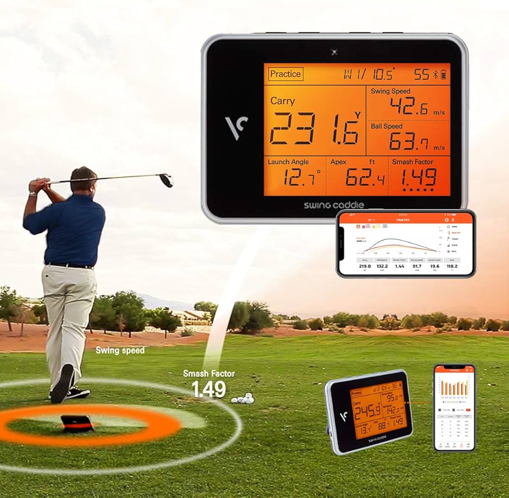 Amazon | Voice Caddie ゴルフ スイングキャディ SC300 ポータブル起動