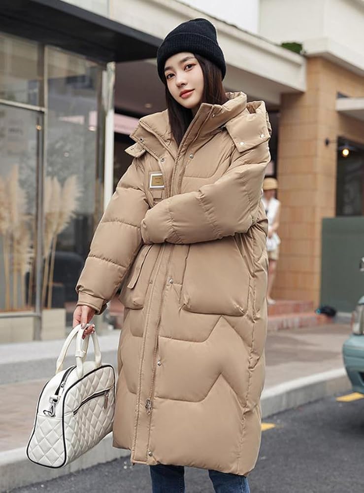 Amazon | [MengFan] レディース ダウンジャケット フード付き