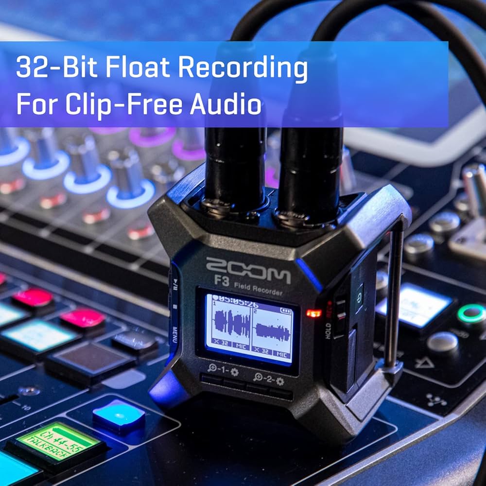 Amazon.com: Zoom F3 Professional Field Recorder, 32-Bit Float