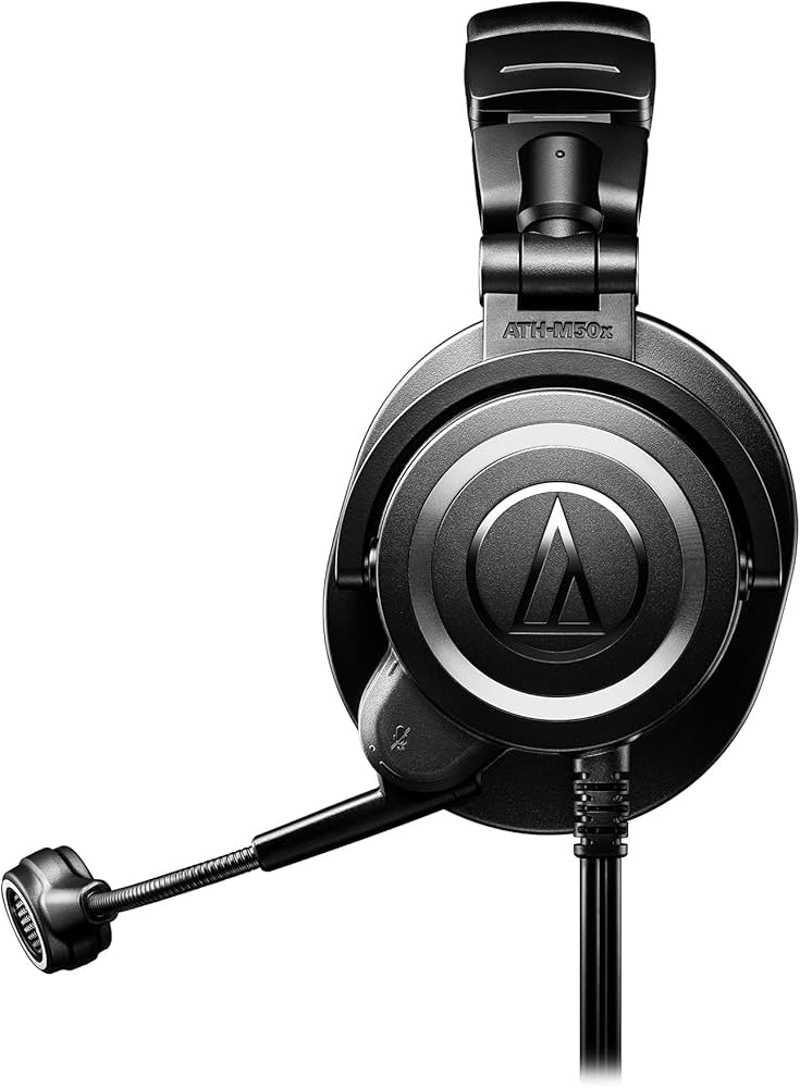 Audio-Technica ATH-M50xSTS-USB StreamSet Streaming Headset, preto