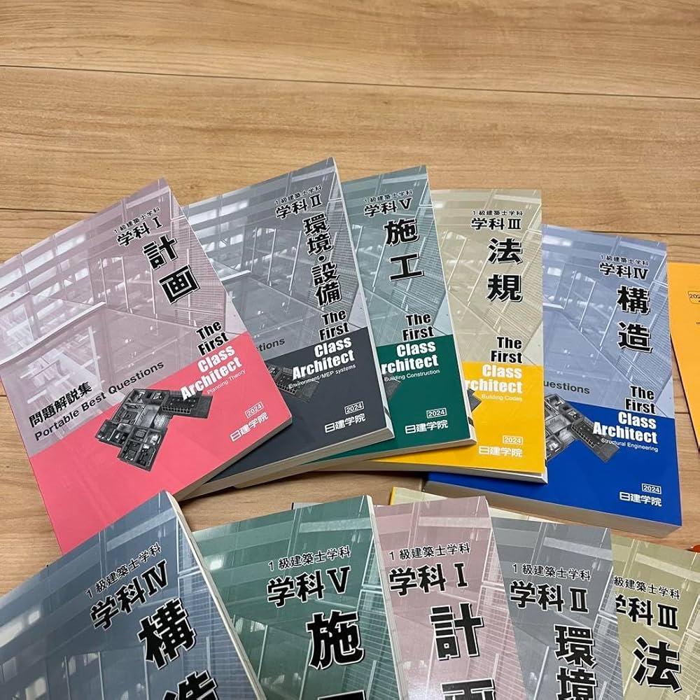 一級建築士 学科 問題集 テキストセット 令和6年度一級建築士問題集