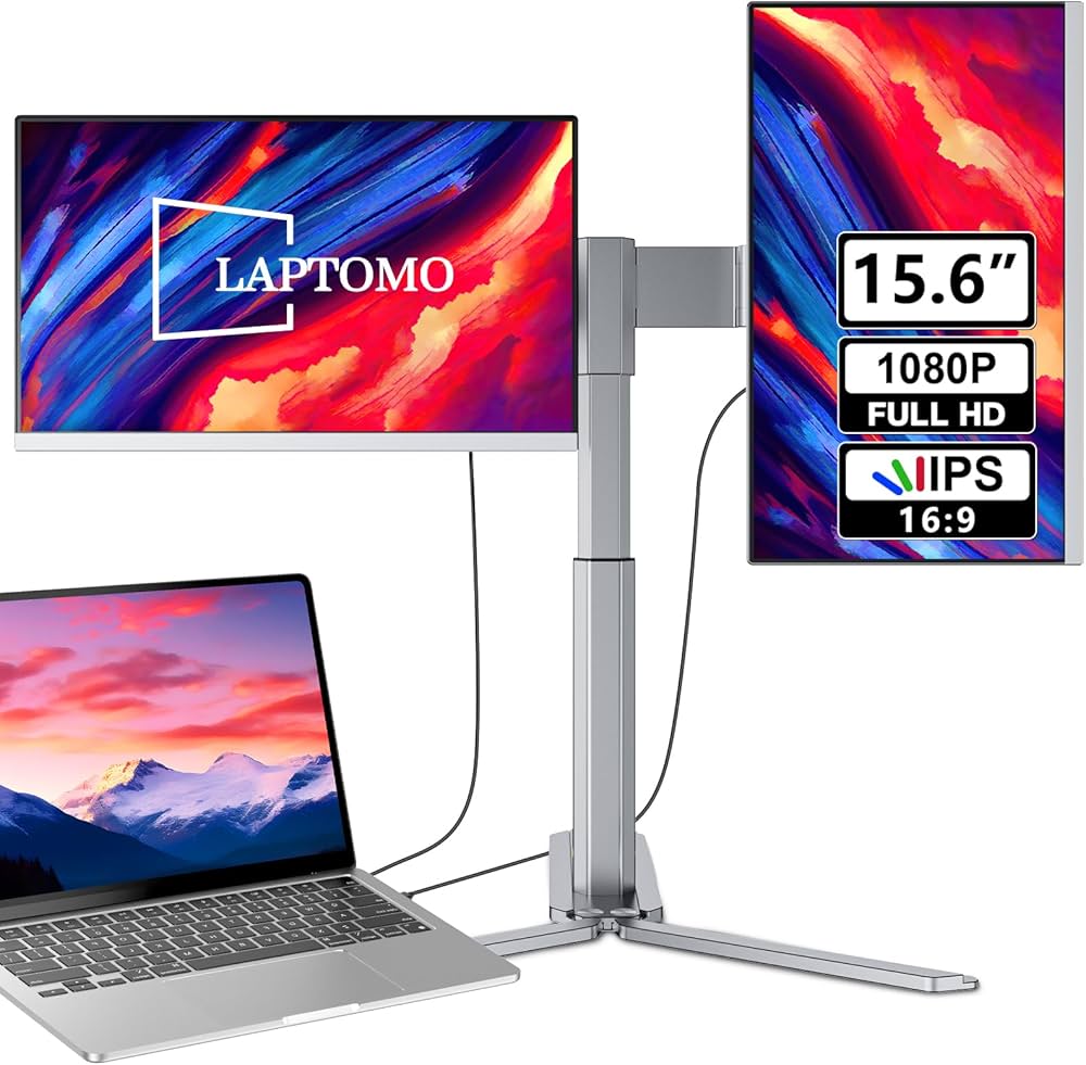 Amazon.co.jp: Laptomo ノートパソコンデュアルモニター 拡張