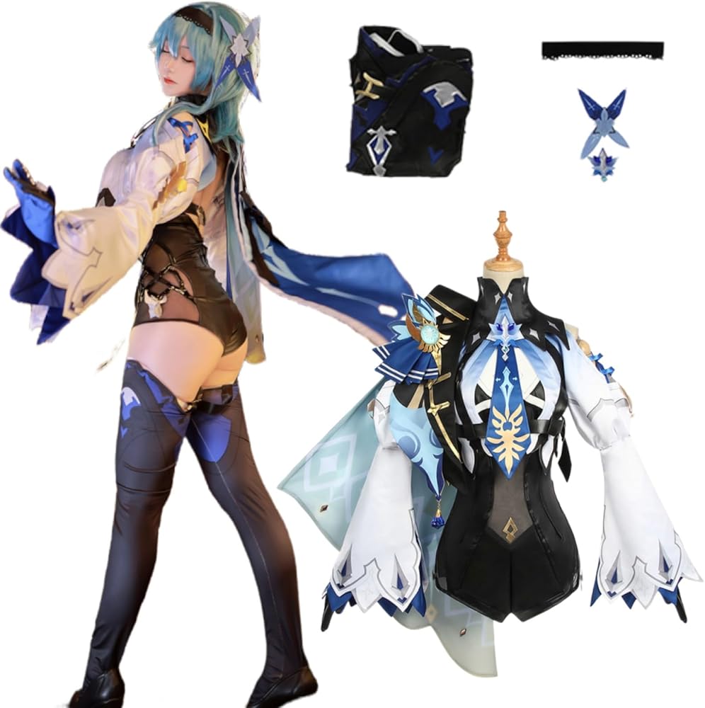 Amazon.co.jp: 原神 げんしん コスプレ衣装 Genshin Impact エウルア