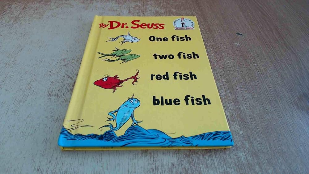 one fish two fish red fish blue fish: seuss, dr.: 9780375841668