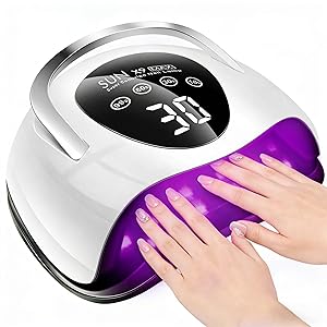 Amazon.com: LadyMisty 268W UV LED Nail Lamp, 2026 Upgrade UV Light