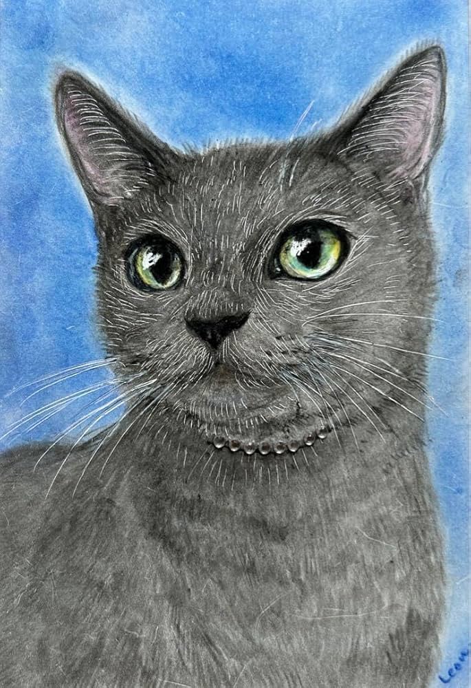 油絵 専用 ニットが大好きな猫 2 油絵 専用 ニットが大好きな猫 2 油絵