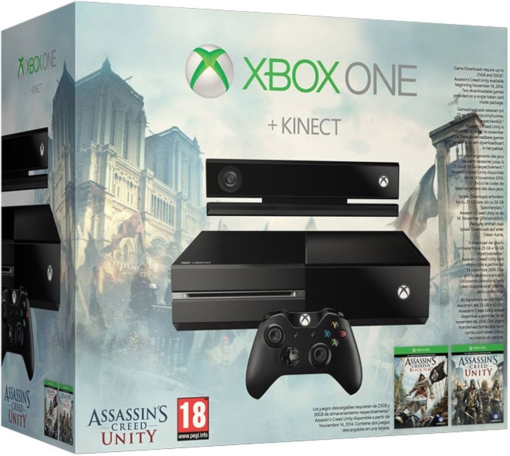 Amazon.com: Refurbished Xbox One 500GB Console Kinect Assassin's