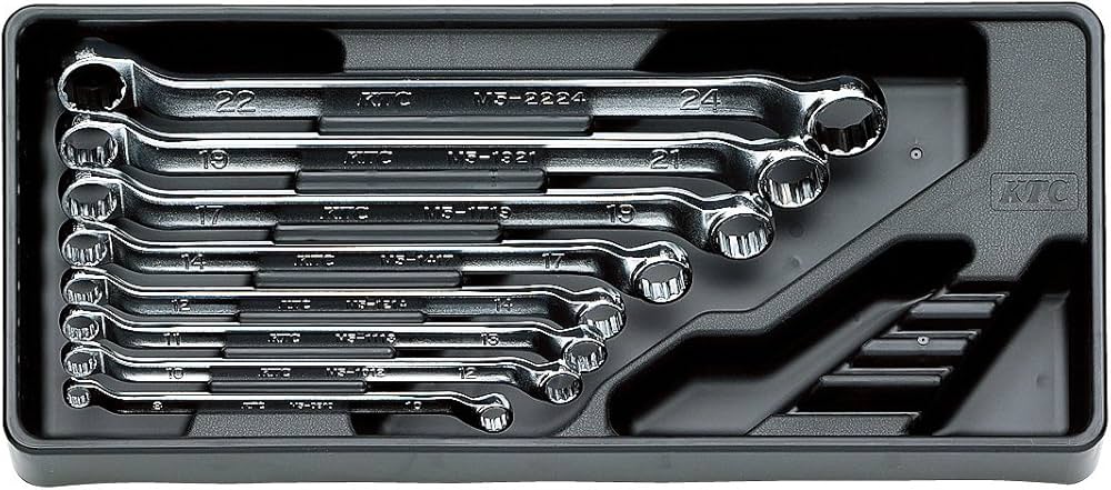 Amazon | 京都機械工具(KTC) めがねレンチ セット 8本組 TM508