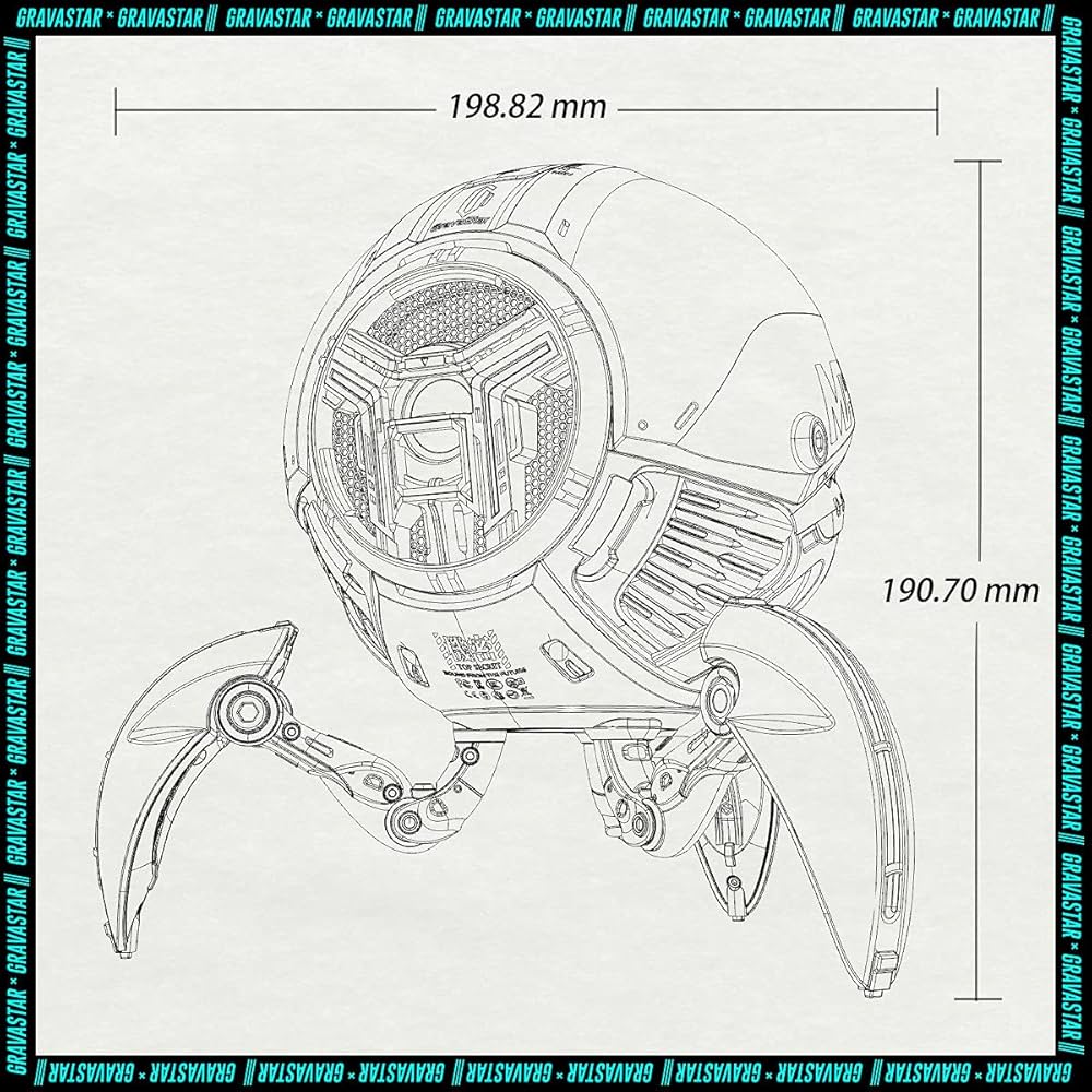 Amazon.co.jp: GravaStar Mars Pro ワイヤレス ポータブル スピーカー
