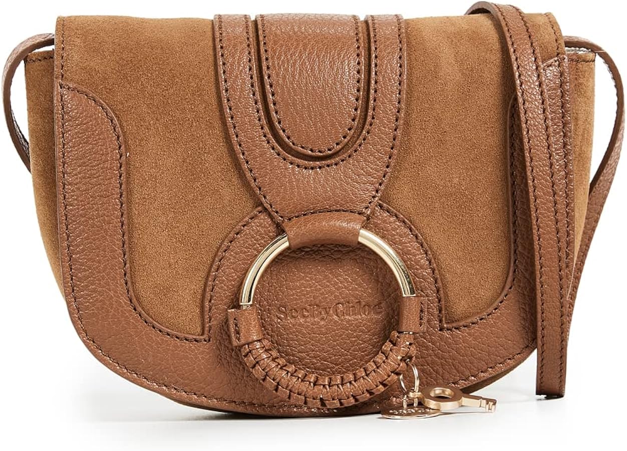 Amazon.com: SEE BY Chloé Women's Hana Mini Saddle Bag, Carmello