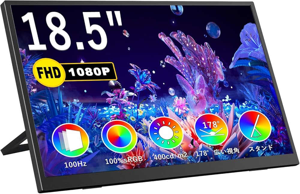 Amazon.co.jp: CNBANAN モバイルモニター 18.5インチ (1920*1080