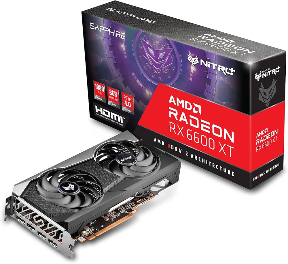 Amazon | Sapphire NITRO+ Radeon RX 6600 XT GAMING OC 8G