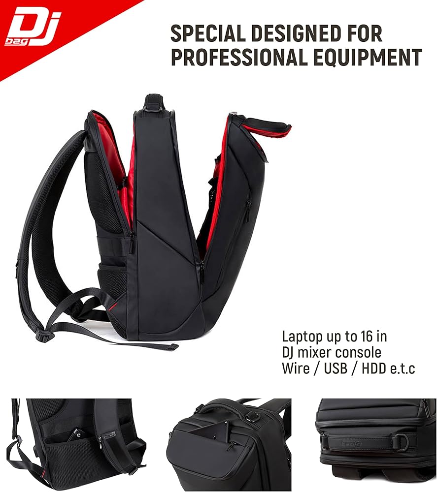 Amazon.com: DGCASE Urban DJBAG Backpack for DJs. Laptop up to 17in