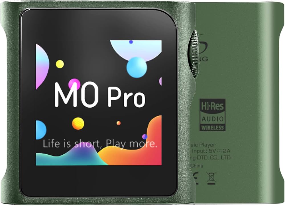Amazon.com: SHANLING M0 Pro MP3 播放器,藍牙,高分辨率便攜式音樂播放