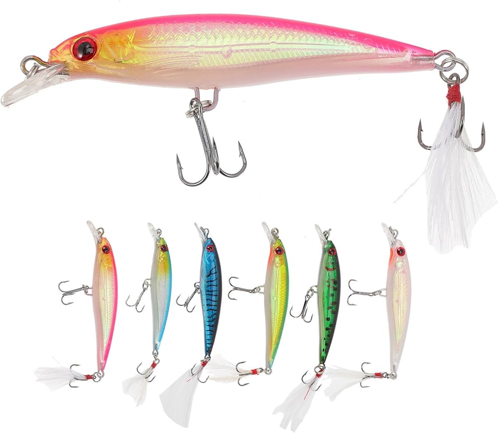 Amazon.co.jp: ibasenice シーバス ルアー セットフローティングミノー