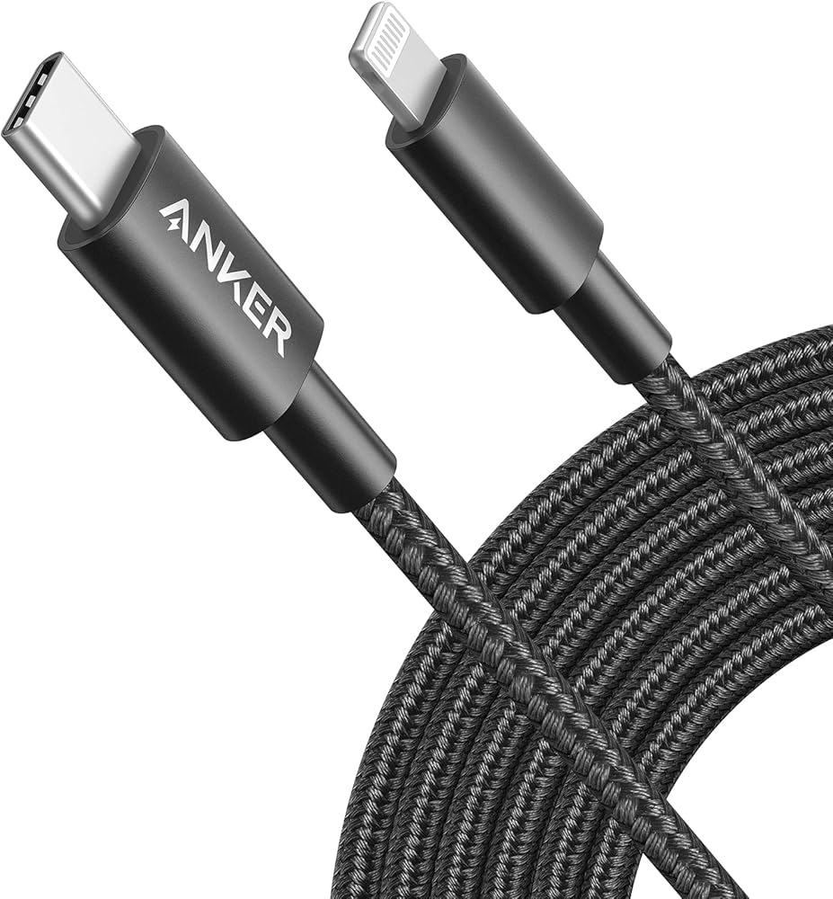 Amazon.com: Anker New Nylon USB C to Lightning Cable, Apple MFi