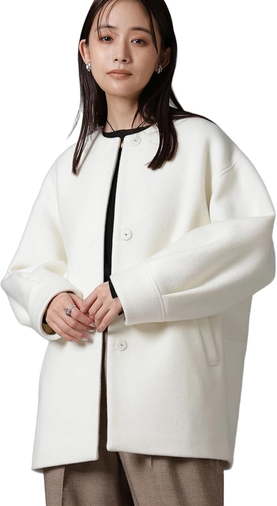 Amazon.co.jp: [ナノ・ユニバース] PECOLAMB ウール カシミヤ ノー
