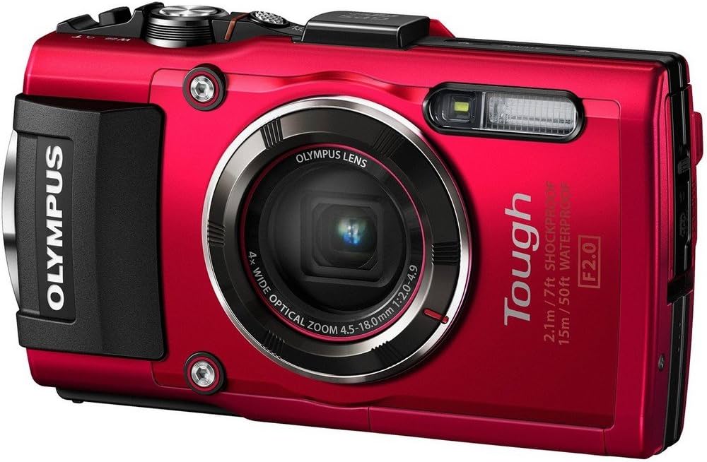 Amazon.co.jp: OLYMPUS Digital Camera Tough TG-5 Red 12 MP CMOS F2