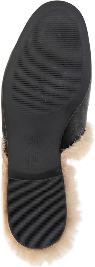 Amazon.com | BCBGeneration ZORIE-2, Flat Fur Lined Mule, Black