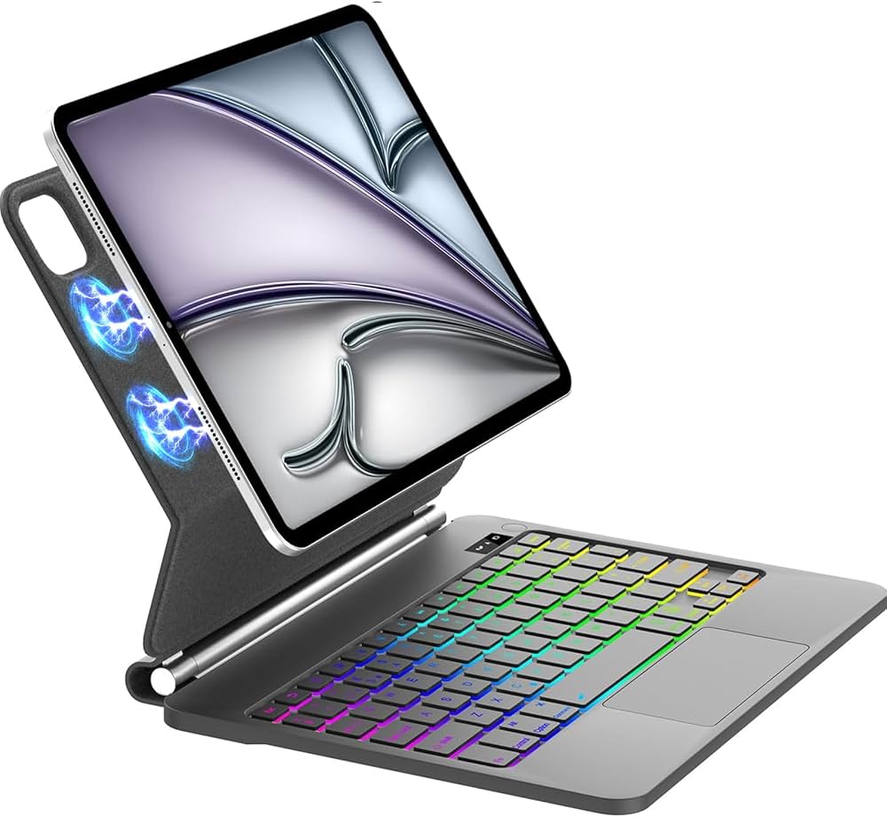 Amazon.co.jp: 【2025年新モデル】iPad マジックキーボード ipad Air