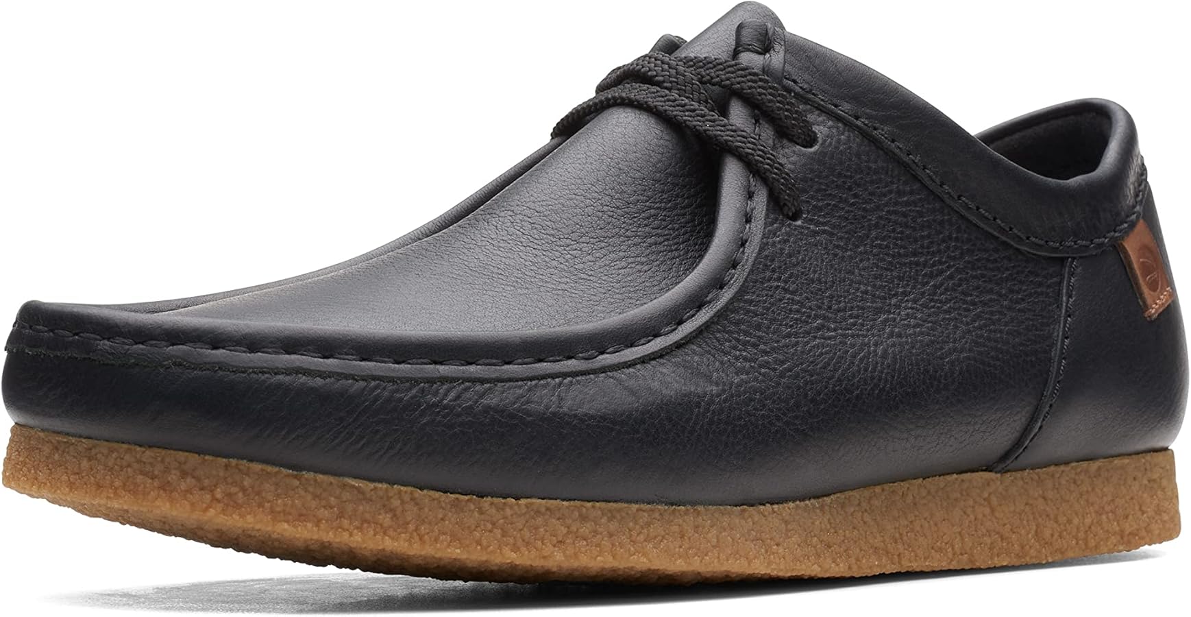 Amazon | Clarks Men's Shacre II Run Moccasin, Black Leather, 10