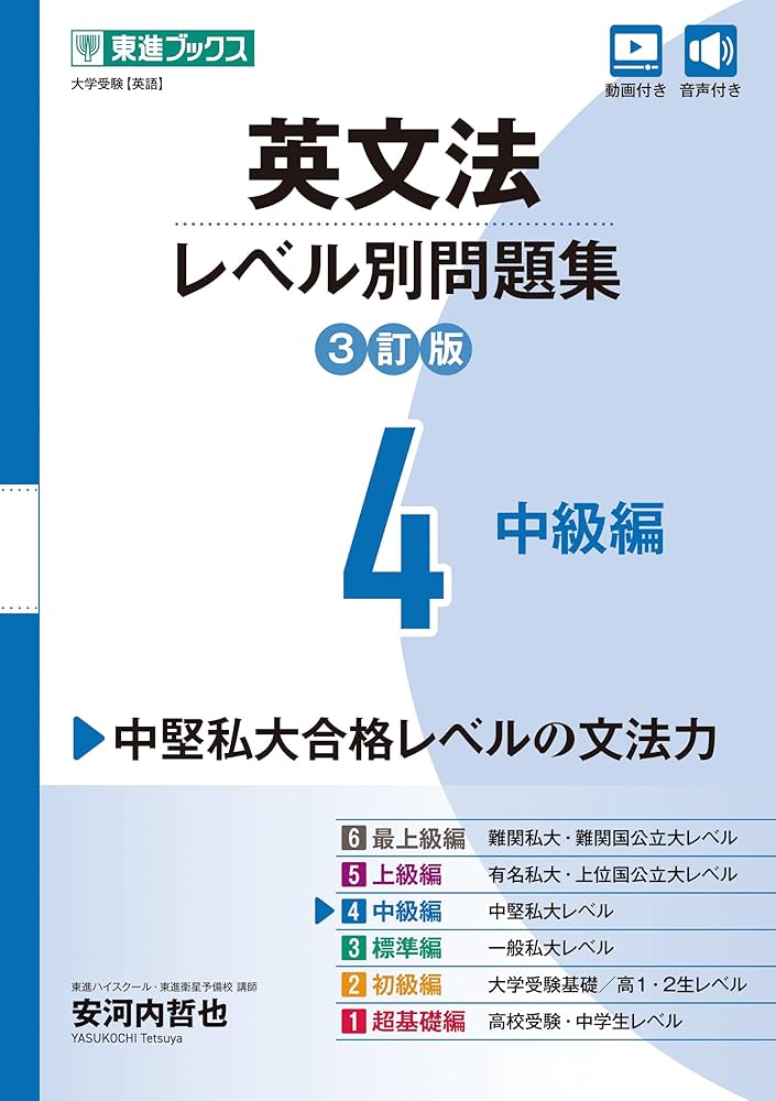 英文法レベル別問題集4 中級編【3訂版】 (東進ブックス レベル別問題集