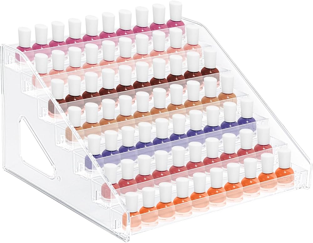 Amazon.co.jp: Annhua マニキュア収納 マニキュアスタンド 7段 ジェル