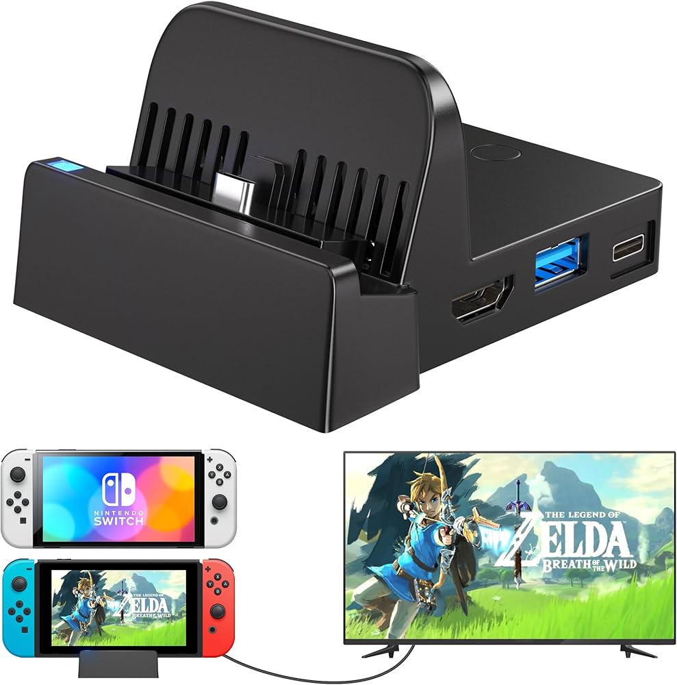 Amazon.co.jp: Ponkor 任天堂スイッチドック ミニポータブルスイッチ