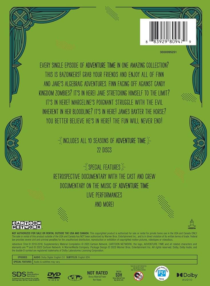 Amazon.co.jp: ADVENTURE TIME: THE COMPLETE SERIES STANDARD EDITION