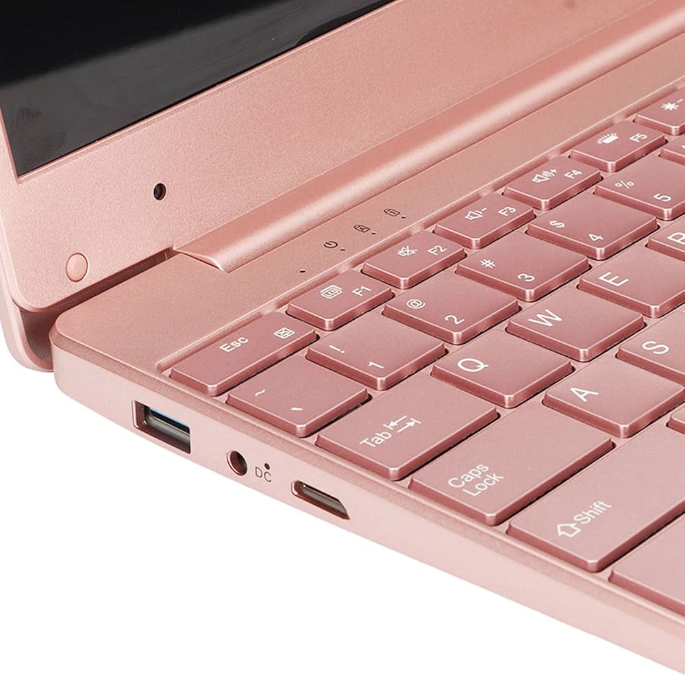 Amazon.co.jp: ビジネス用ミニノートパソコン15.6インチピンク100-240V