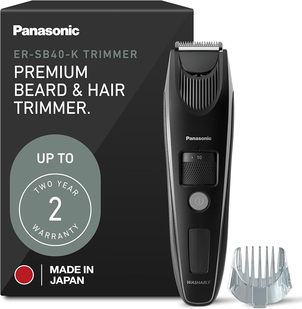 Amazon.com: Panasonic Beard Trimmer for Men Cordless Precision