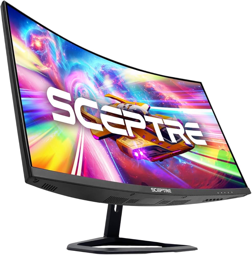 Amazon.co.jp: Sceptre 27インチ 湾曲ゲーミングモニター 最大240Hz