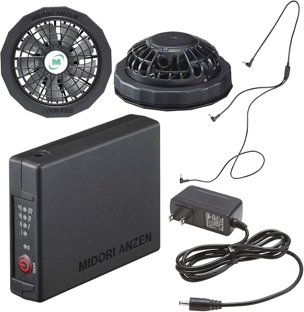 Amazon.co.jp: [ミドリ安全] クールファン用 レギュラーファン セット