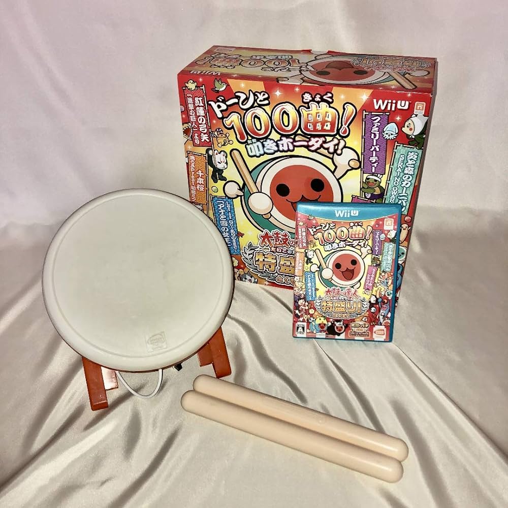 Amazon | 太鼓の達人 特盛り! 専用太鼓コントローラ太鼓とバチ同梱版