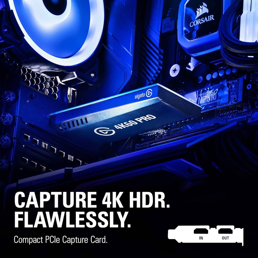 Elgato 4K60 Pro MK.2, Internal Capture Card, Stream and Record
