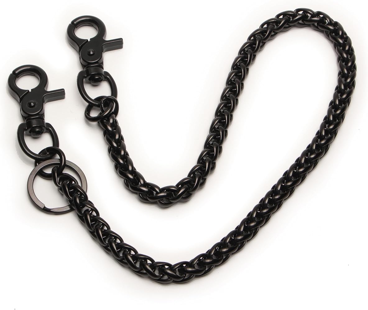 Amazon.com: Ruth&Boaz Cable chain Stainless Steel Key Chain Wallet