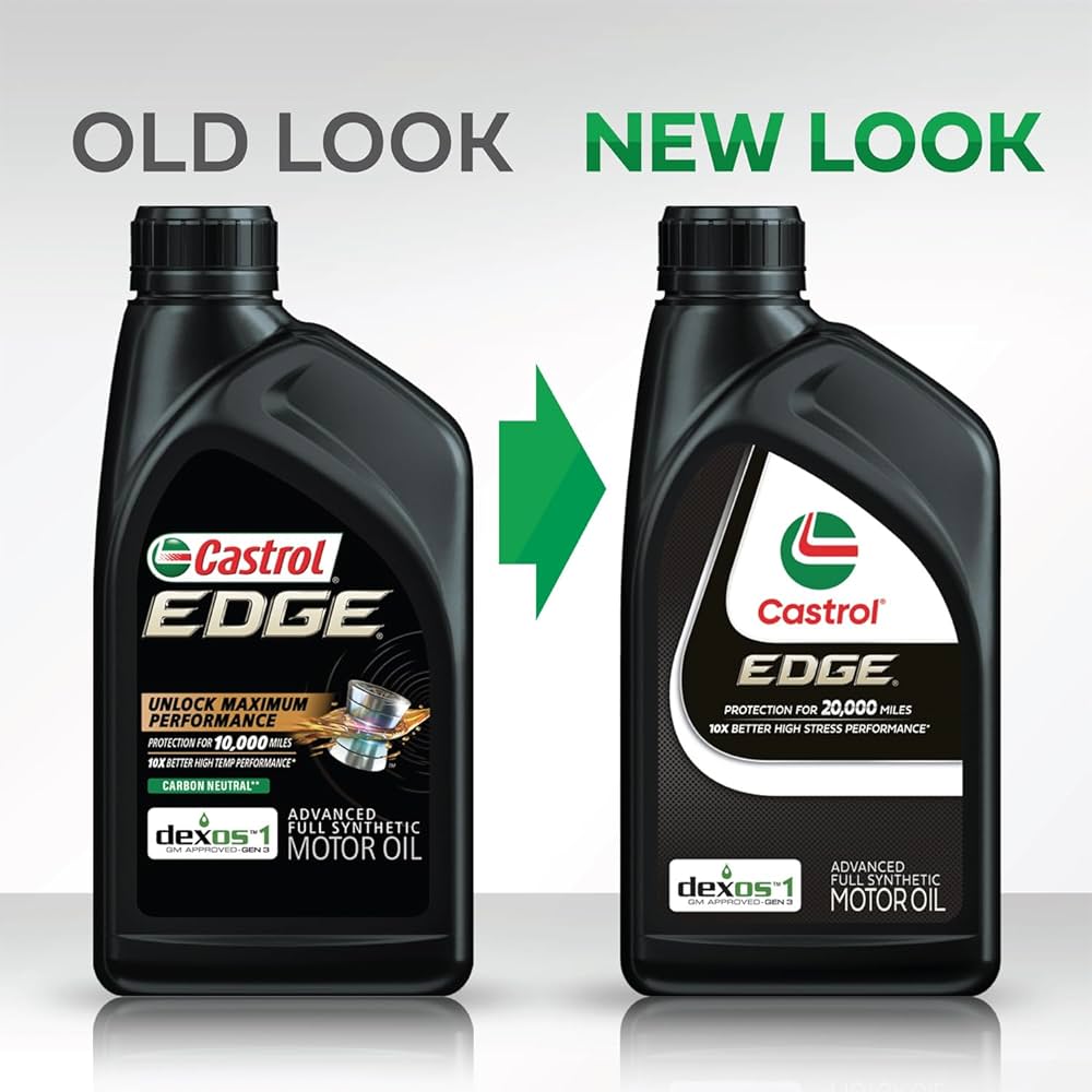 Amazon.com: Castrol EDGE 0W-20 Advanced Full Synthetic Motor Oil
