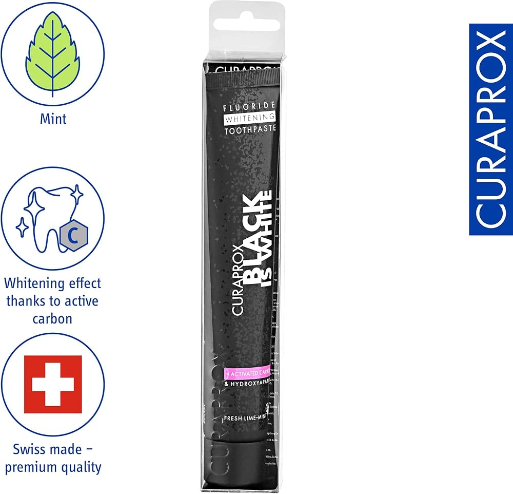 Amazon.com : Curaprox Black is White Toothpaste – for Teeth