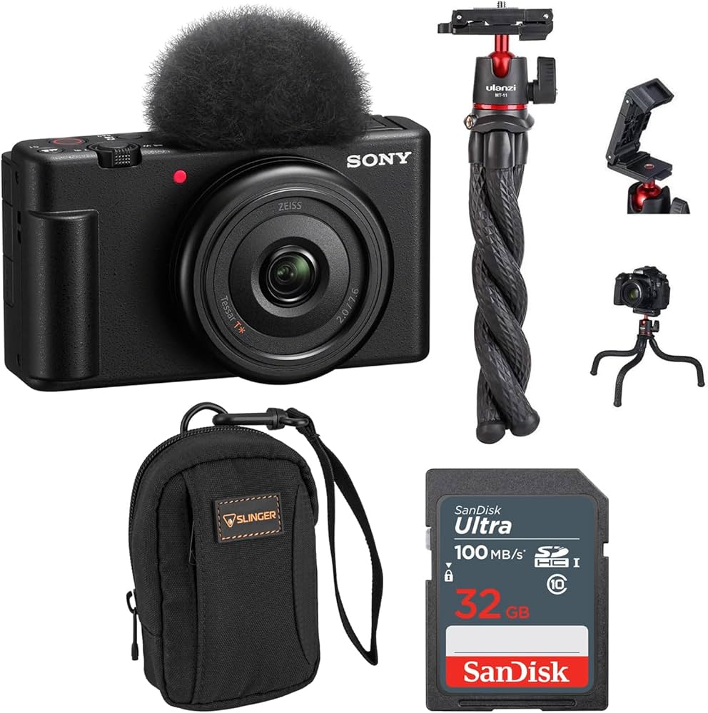Amazon | ZV-1F Vlogカメラ ブラック SanDisk Extreme 32GB SDカード