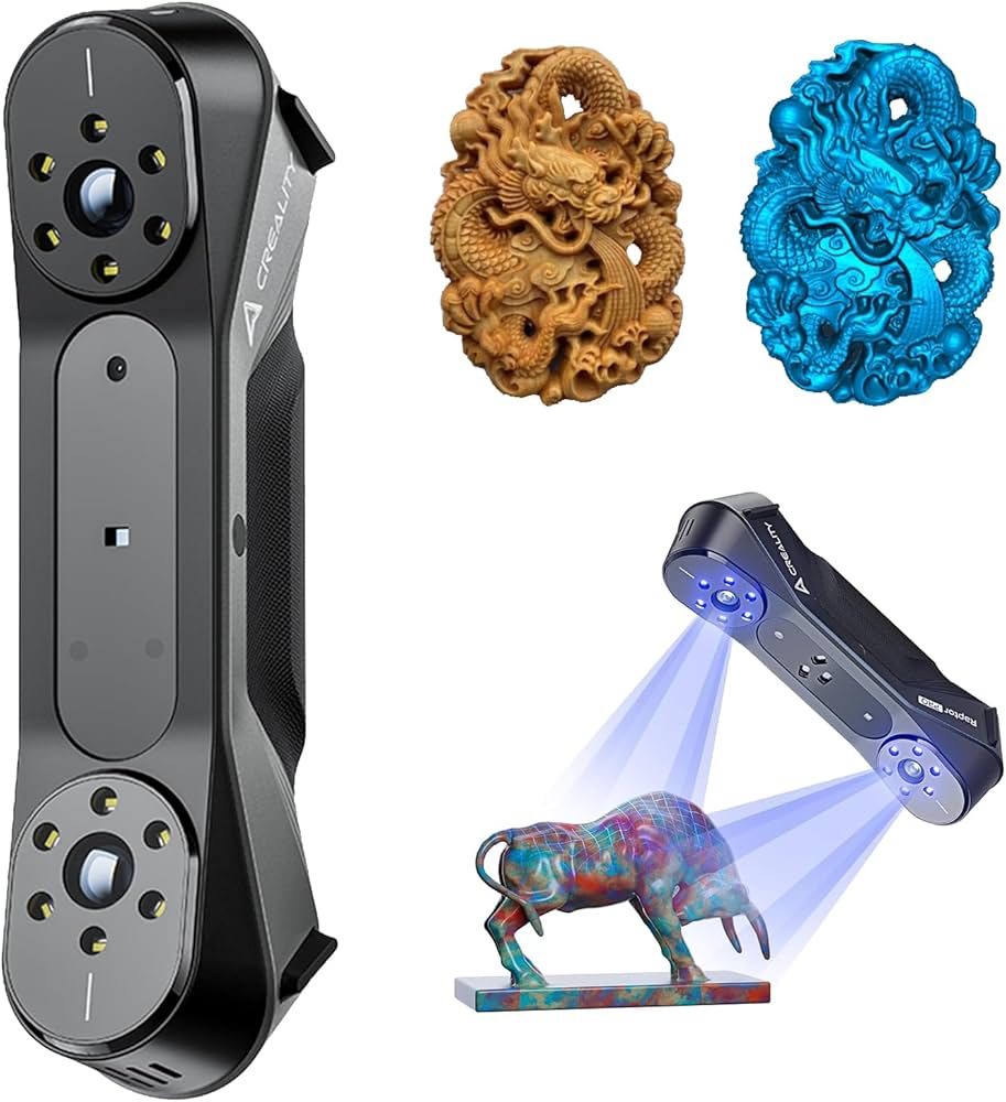 Creality CR-Scan Raptor 3D Scanner for 3D Printing, 0.02mm