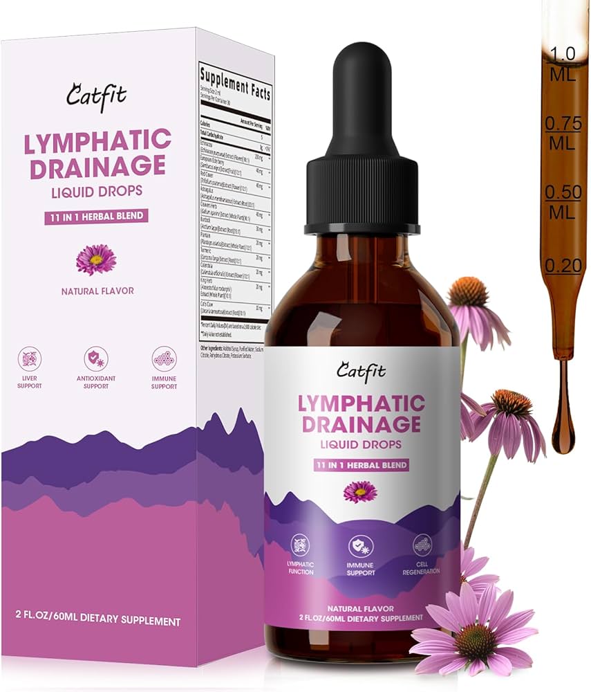 Amazon.com: Lymphatic Drainage Drops Supplements for Immune, Lymph