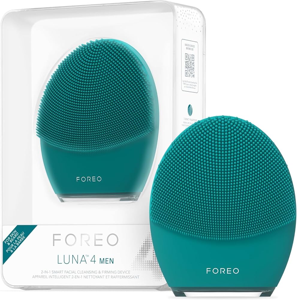 Amazon.com: FOREO LUNA 4 MEN Face Cleansing Brush for Skin & Beard