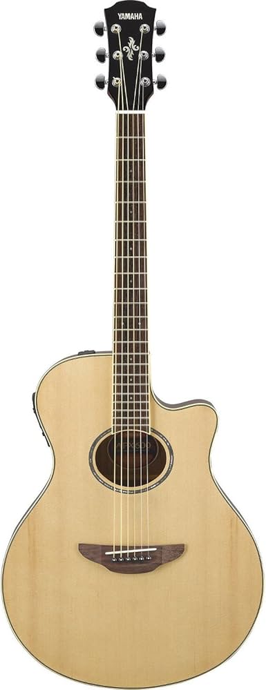 Yamaha APX600 NA Thin Body Acoustic-Electric Guitar, Natural